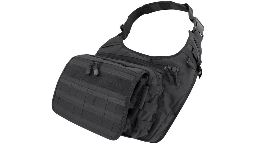 Condor Outdoor Scythe Messenger Bags, Black, 146-002