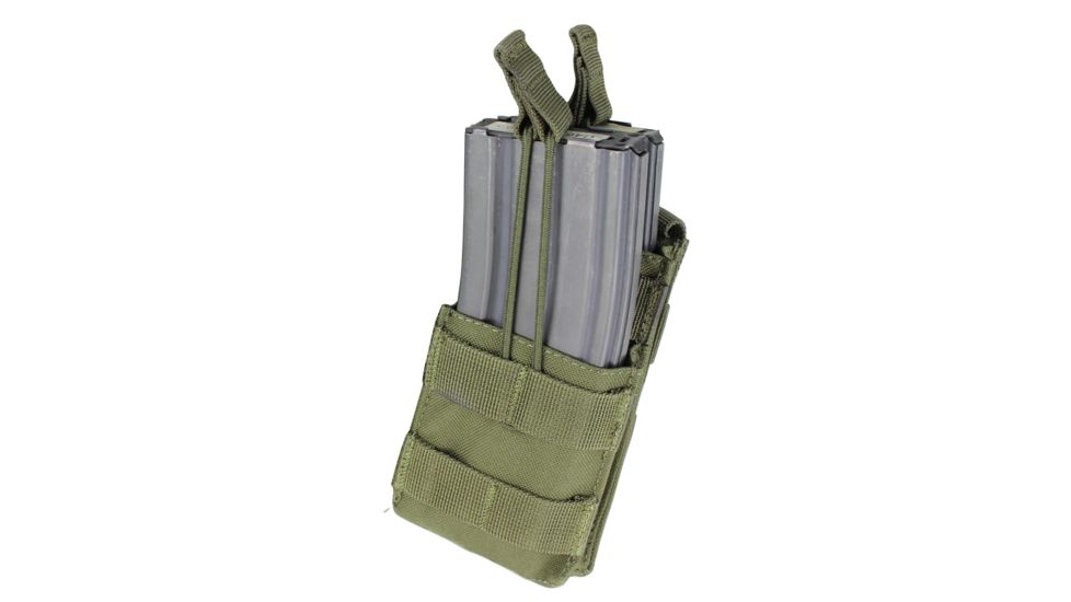 Condor Outdoor Single Stacker M4 Mag Pouch, Olive Drab, MA42-001