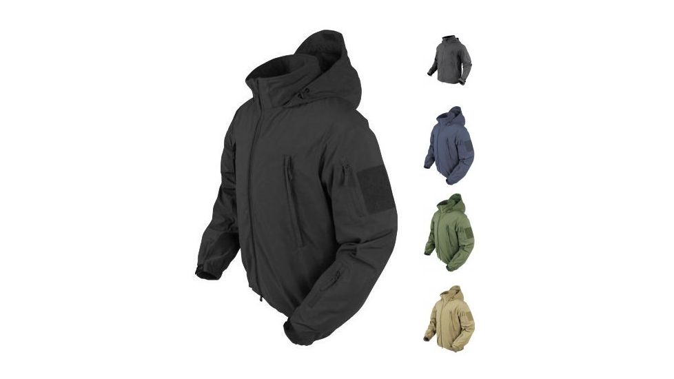 Condor Summit Zero Lightweight Soft Shell Jacket, Black, Graphite, Navy Blue, Olive Drab, Tan