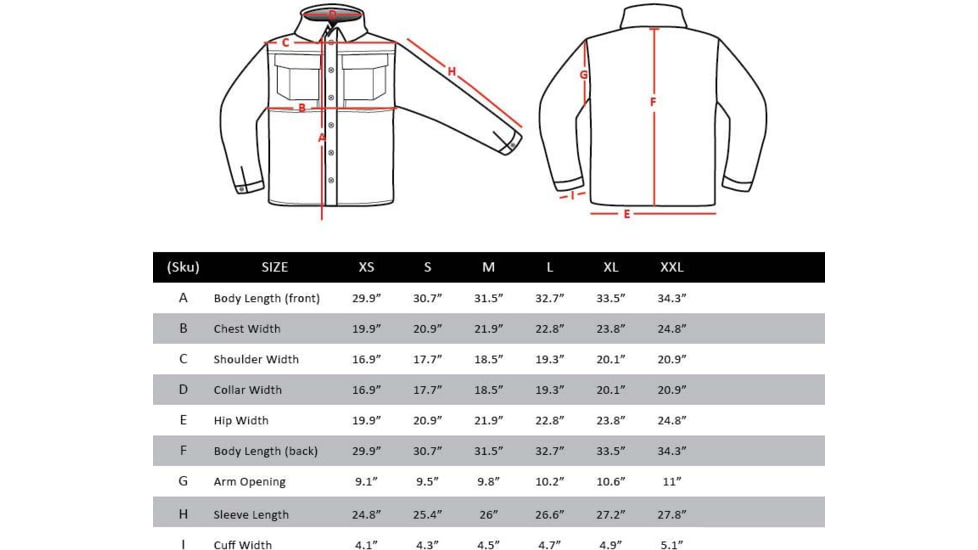 Condor Outdoor Tac-Pro Shirt, Graphite, Large, 101132-018-L