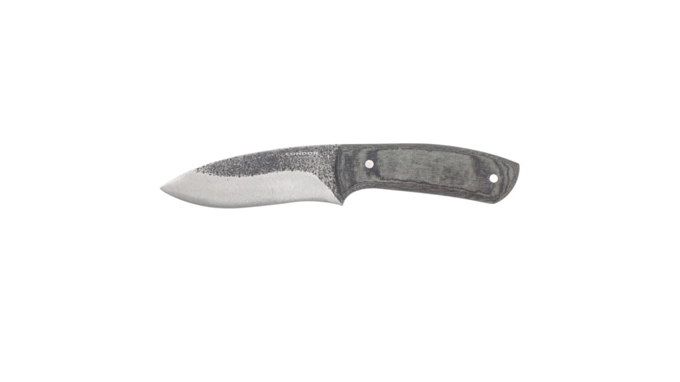 Condor Talon Fixed Blade Knife, 4.63 Condor classic finish 1095HC steel blade, Black linen micarta handle, CTK804-4.5HC