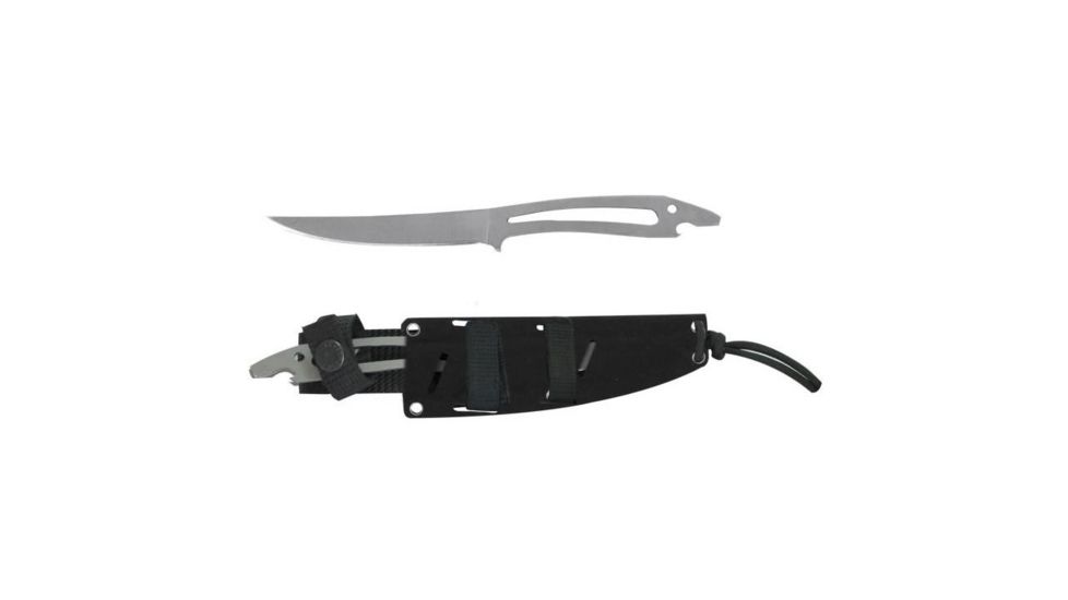 Condor Tool and Knife Tarpon Knive, 420 Hc Stainless Steel Blasted Satin 4 1/2in Blade, Skeletonized Steel Handle, CTK7032-4.5