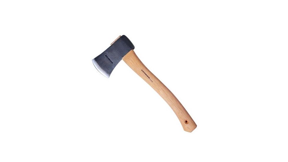 Condor Tool and Knife Camping Axe, Hickory Handle, Leather Sheath CTK4054C1.25