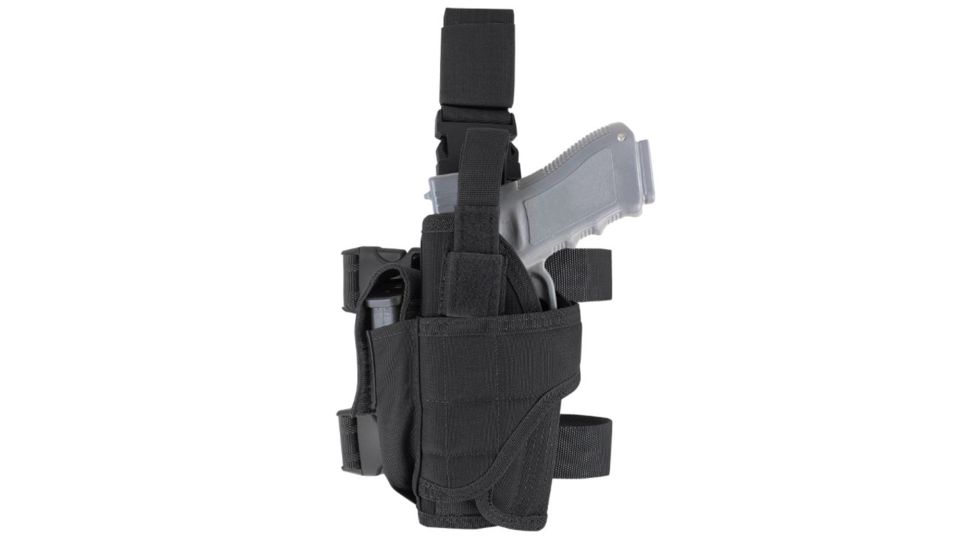 Condor Outdoor Tornado Tactical Leg Holster, Left Hand, Matte, Black, 171170-002