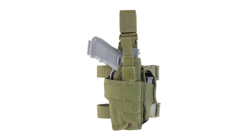 Condor Outdoor Tornado Tactical Leg Holster, Right Hand, Matte, Olive Drab, TTLH-001
