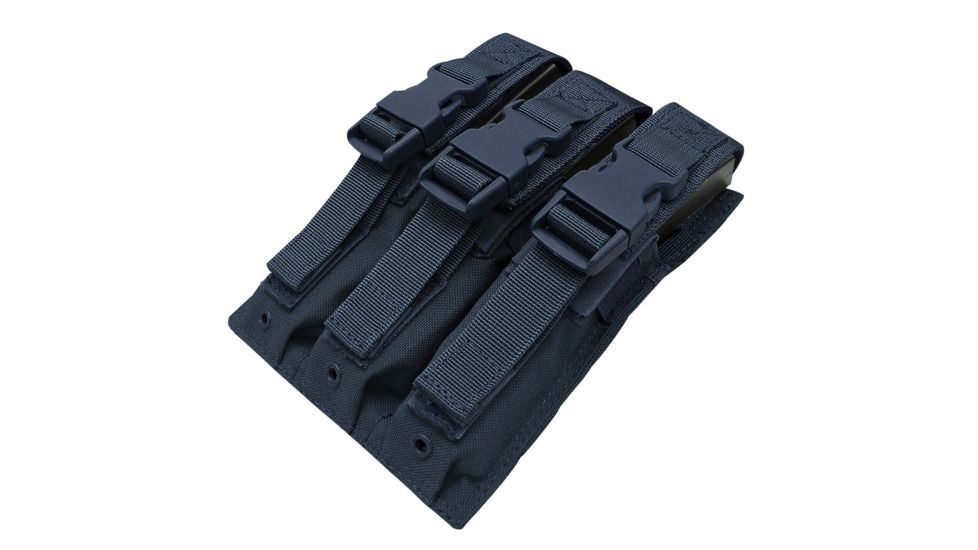 Condor Outdoor Triple MP5 Mag Pouch, Navy, MA37-006