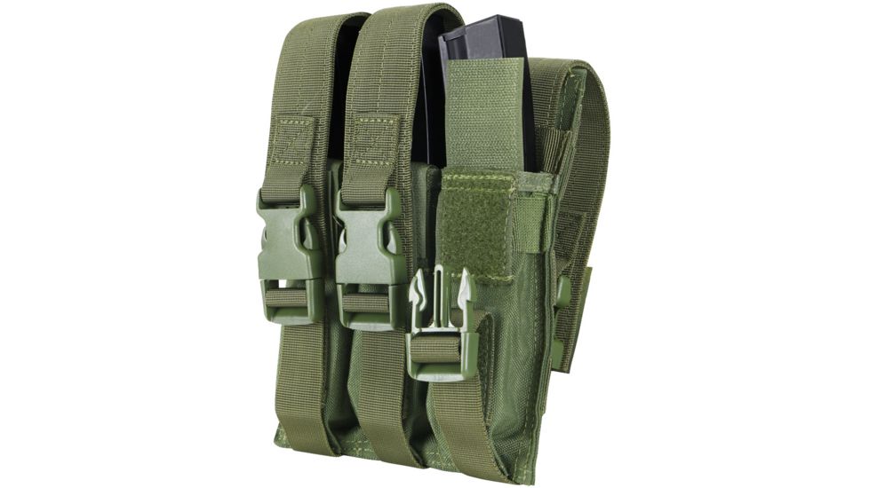 Condor Outdoor Triple MP5 Mag Pouch, Olive Drab, MA37-001