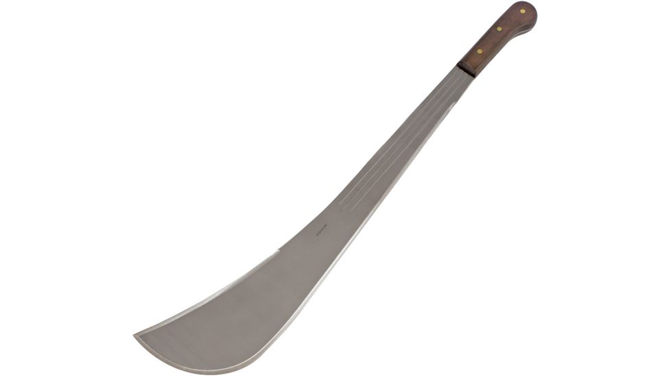 Condor Tool and Knife Viking Machete Fixed Blade Knife, 20in, 1075 Carbon Steel, Standard Edge, Blasted Satin, Brown, Walnut Handle, CTK2090SHC