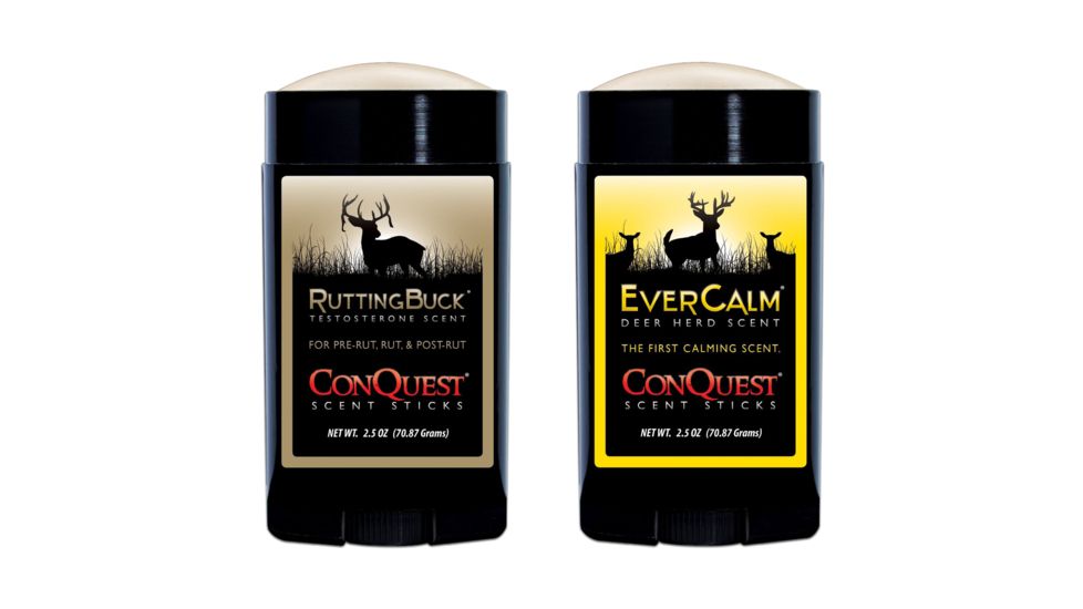 Conquest Scents Rutting Buck Pack, RB Stick, EC Attractant Stick 173819