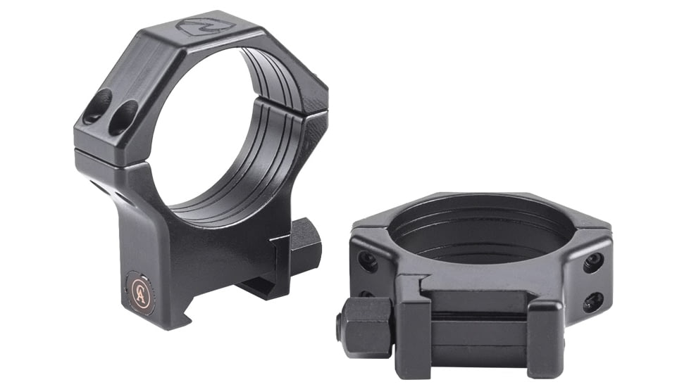 Riton by Contessa 34mm Hardened Steel Picatinny Rifle Scope Rings, 12mm height, Black, NSN #, XRC3412S23