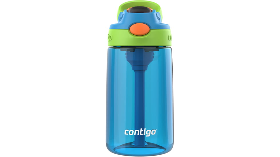Contigo Asclnbl PP Bottle, 14 oz, Blue Poppy Cool Lime, 14, CTPLASCLN2514-27