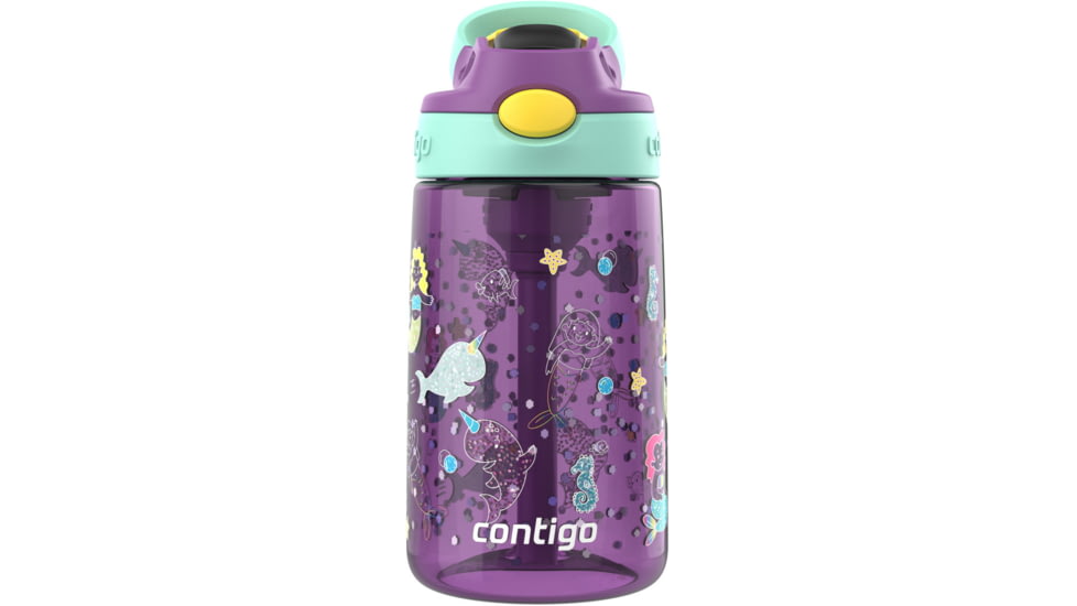 Contigo Asclnbl PP Bottle, 14 oz, Grape Mermaids, 14, CTPLASCLN2514-17