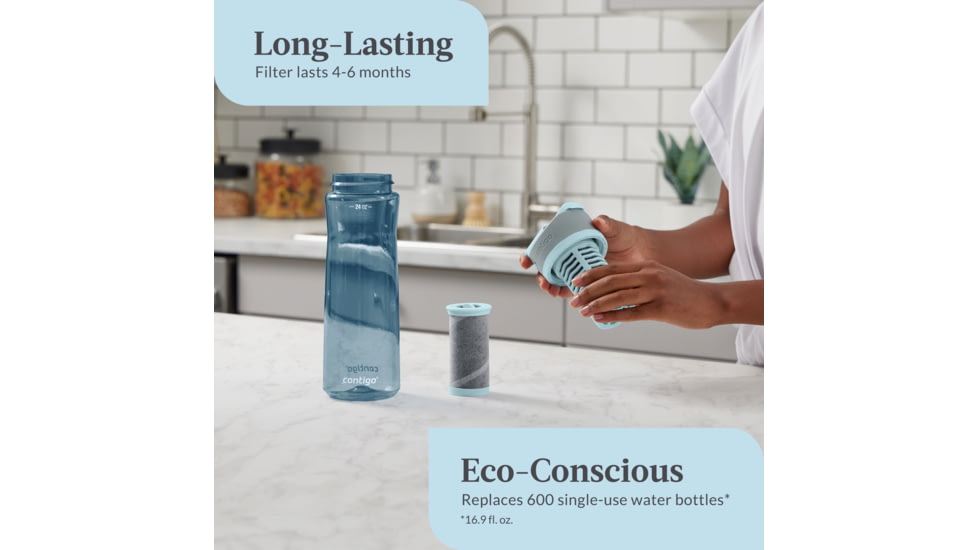Contigo Clybourn Bottle, 24 oz, Dark Ice, 24, CTPLCLYBOURN24-1