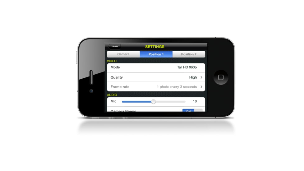 Contour iPhone Connect View setting