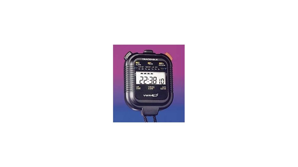 VWR Big-Digit Stopwatch/Chronograph 1047 Vwr Stopwatch Digitl Lcd 24HR