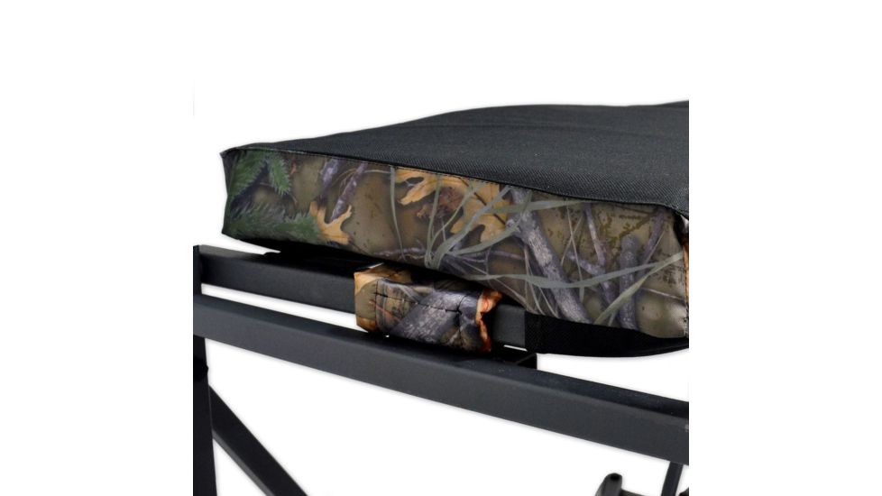 Copper Ridge Outdoors 17.5 foot Deluxe 2-Man Tree Stand w/Ladder, Black/Tree Camo 02-MKLS04-D175CR