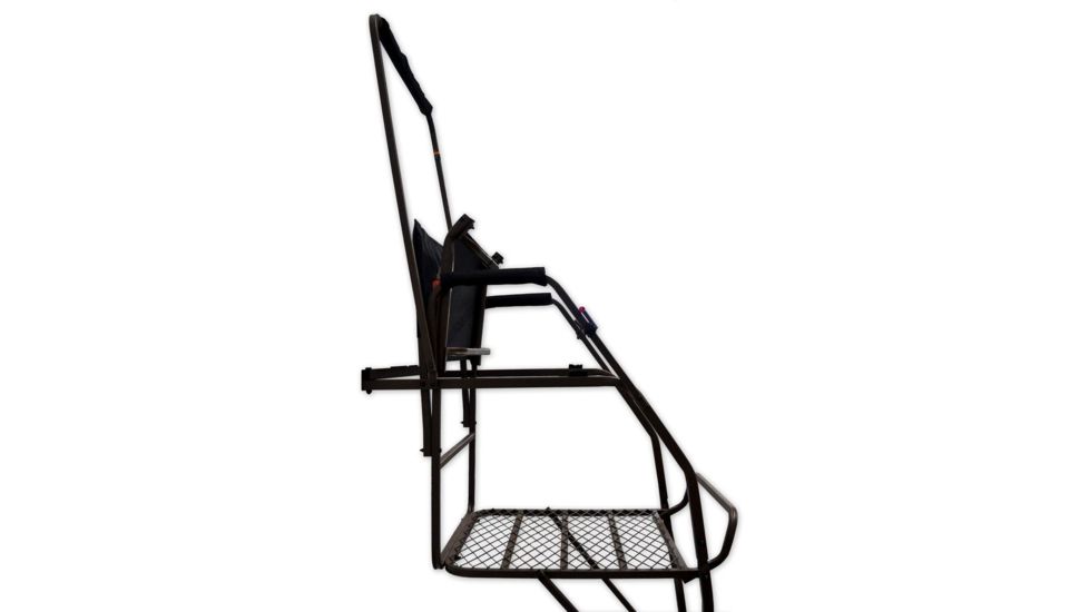 Copper Ridge Outdoors 18 foot Ultra Comfort Oversized Man and a Half Ladder Stand, Black LS5002CR