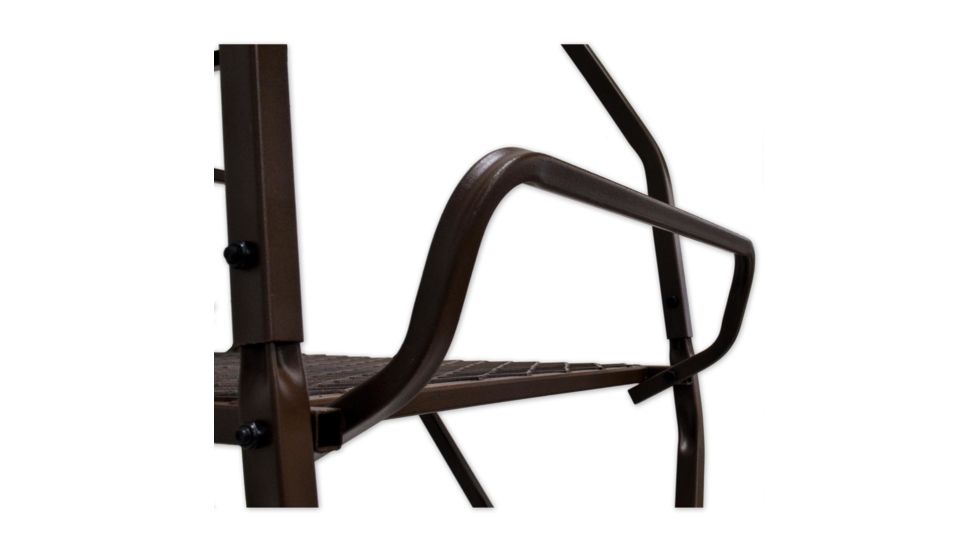 Copper Ridge Outdoors 18 foot Ultra Comfort Oversized Man and a Half Ladder Stand, Black LS5002CR