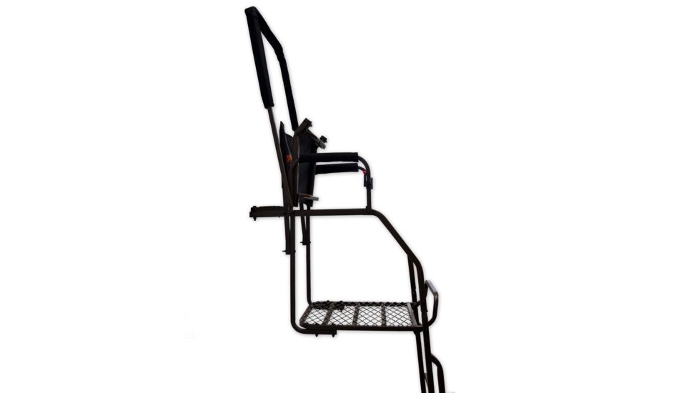 Copper Ridge Outdoors 21 foot Ultra Comfort Double Rail Tree Stand w/Ladder, Black LS5003CR