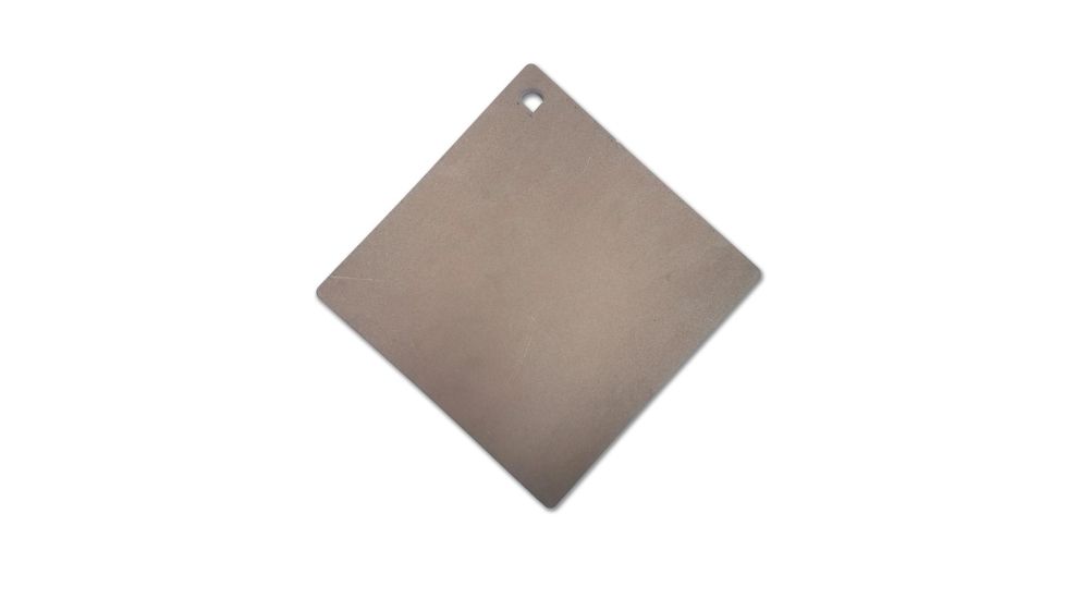 Copper Ridge Outdoors AR500 Square Steel Plate Target, 6 x 3/8 inch, Gray SH5015CR