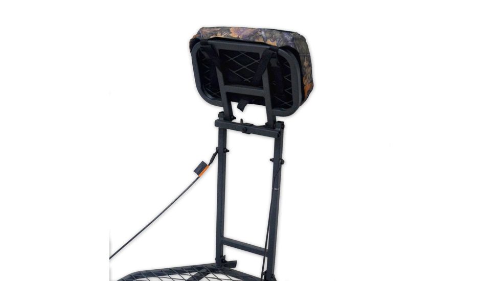 Copper Ridge Outdoors Basic Hang On Tree Stand, 24 x 32 inch Platform, Black/Tree Camo 02-MKHS01-B01CR