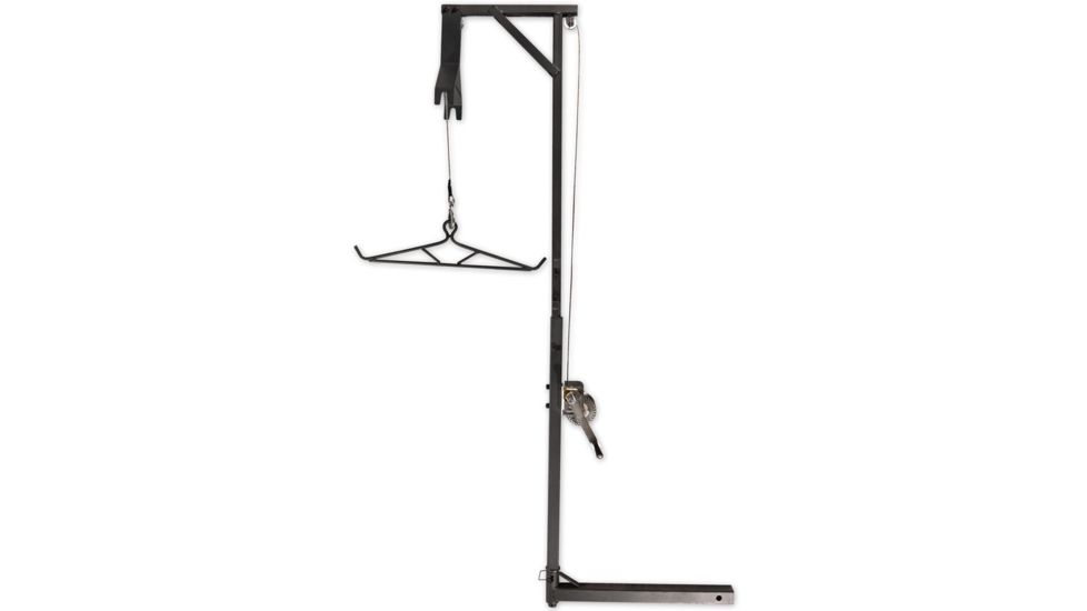 Copper Ridge Outdoors Deluxe Grambrel Swivel Hitch Lift Game Hoist, Silver 02-RHOIST-001CR
