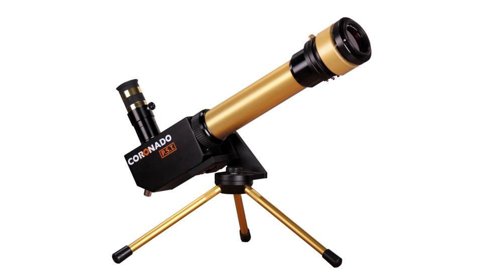 Coronado 40mm f/10 H-alpha Personal Solar Telescope, 400mm Focal Length, 0.5 Angstrom Hydrogen-alpha Bandpass 05PST