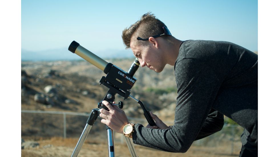 Coronado 40mm f/10 H-alpha Personal Solar Telescope, 400mm Focal Length, 0.5 Angstrom Hydrogen-alpha Bandpass 05PST