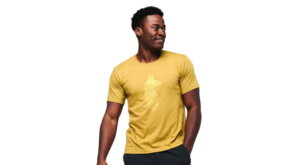Cotopaxi Topo Llama T-Shirt - Mens, Hops, 2XL, TS-S22-TLL-HOPS-M-XXL