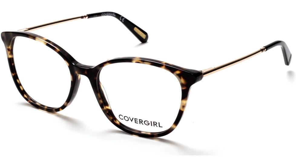 Cover Girl CG0473 Eyeglass Frames - Dark Havana Frame Color, Dark Havana Lens Color