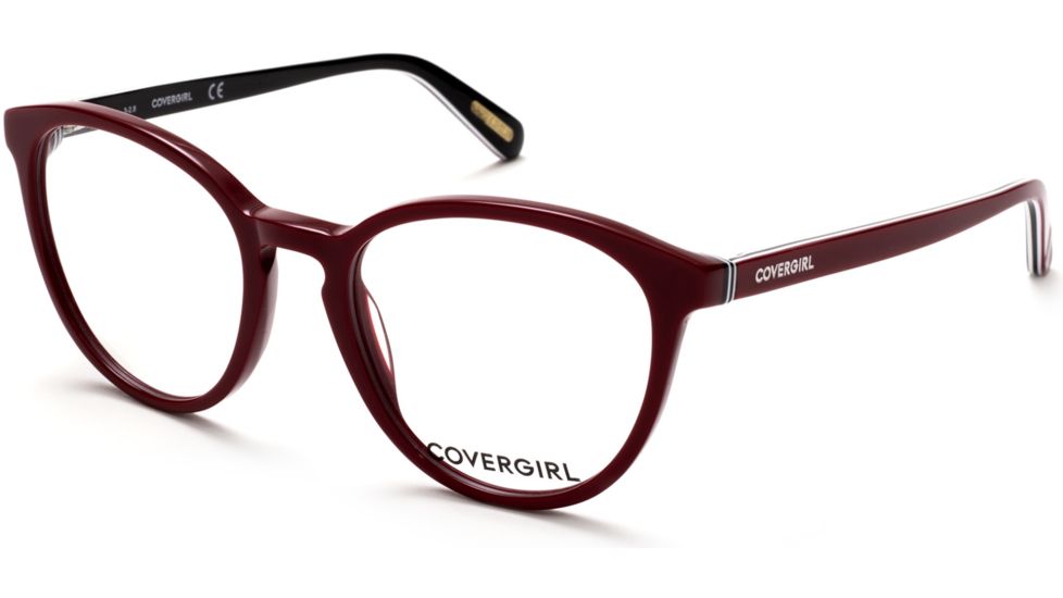 Cover Girl CG0483 Eyeglass Frames - Shiny Red Frame Color