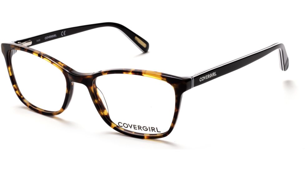 Cover Girl CG0484 Eyeglass Frames - Dark Havana Frame Color