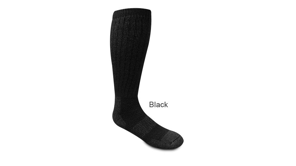 Covert Threads Ice Military/ Hunting Wool Sock Desert 1pr, Black, Size 9-13, 3155 BK