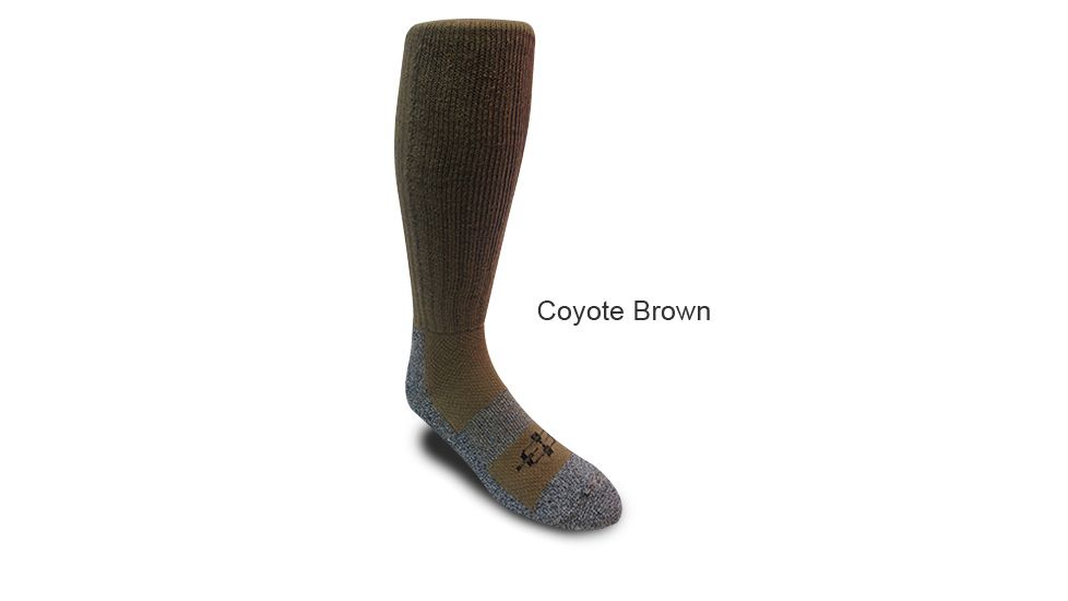 Covert Threads Rock Infiltrator Sock, Coyote Brown, Size 9-13, 3301 CB