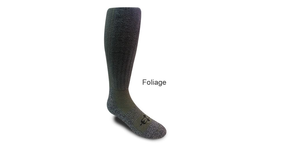 Covert Threads Rock Infiltrator Sock, Foliage Green, Size 4-8, 3701 FG