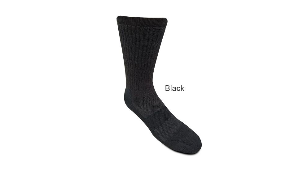 Covert Threads Wool Desert Military Sock 1pr, Black, Size 9-13, 5157 BK