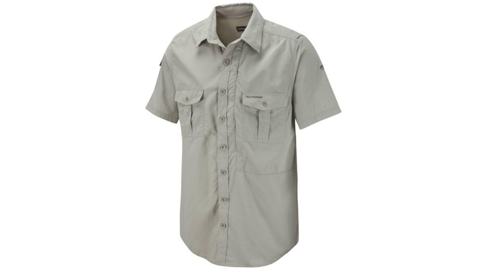 NosiLife Short Sleeve Shirt - Mens-Parchment-Medium