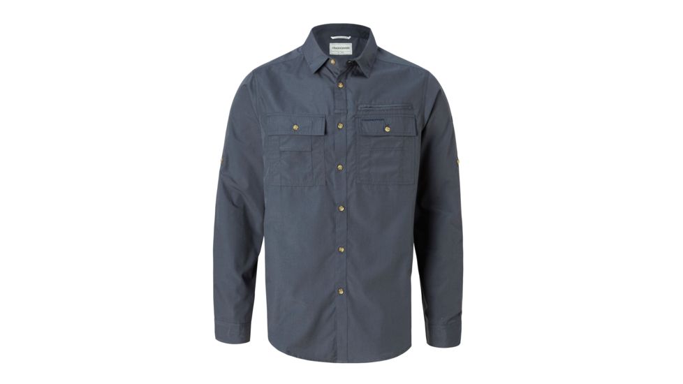 Craghoppers Adv Trek Long Sleeve Shirt, Ombre Blue, XL, CMS581-3UV80