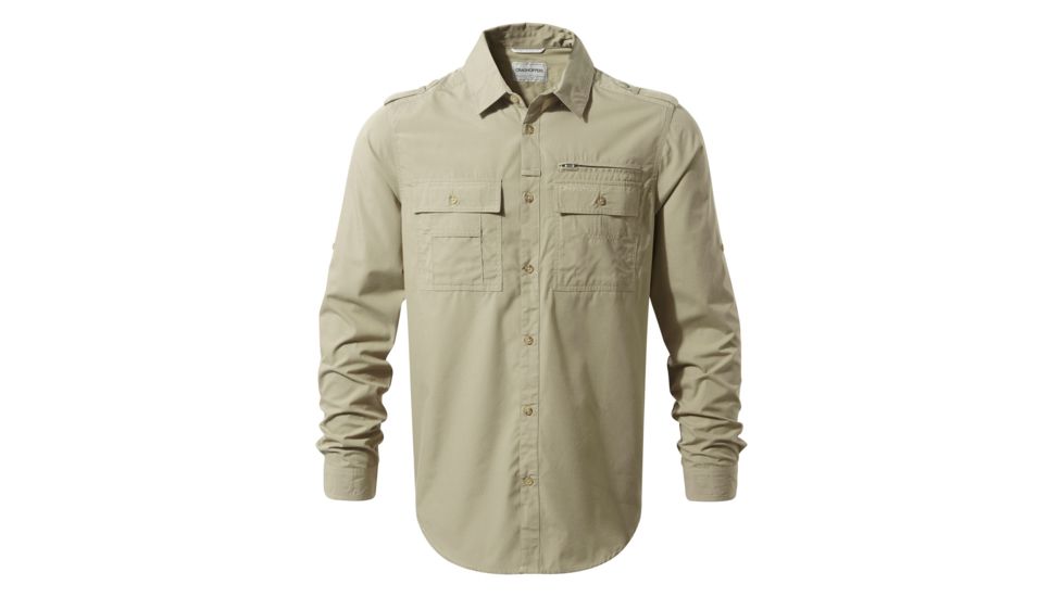 Craghoppers Adv Trek Long Sleeve Shirt, Rubble, S, CMS581-39W50
