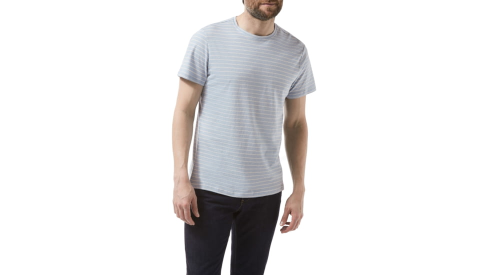 Craghoppers Bernard Short Sleeve T-Shirt, Fogle Bl Str, XXL, CMT824-4IB90