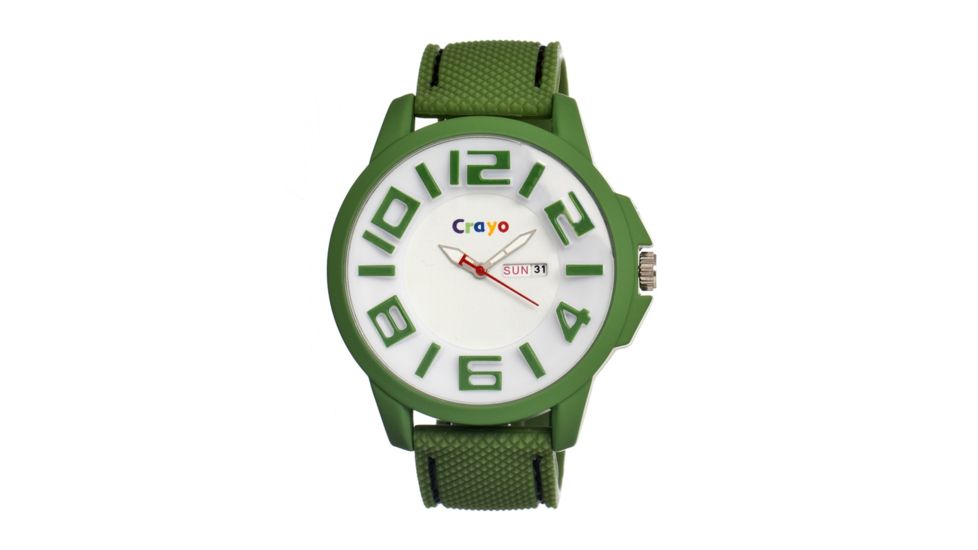 Crayo Cr0104 Horizon Watch, White CRACR0104