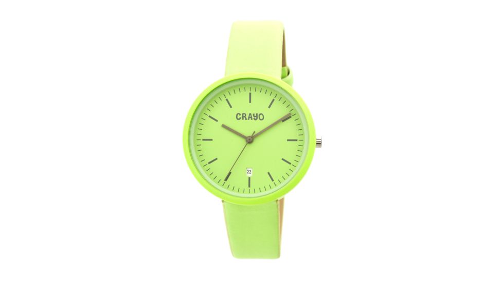 Crayo CR2406 Easy Watch, Lime, 38mm, Japanese Quart CRACR2406
