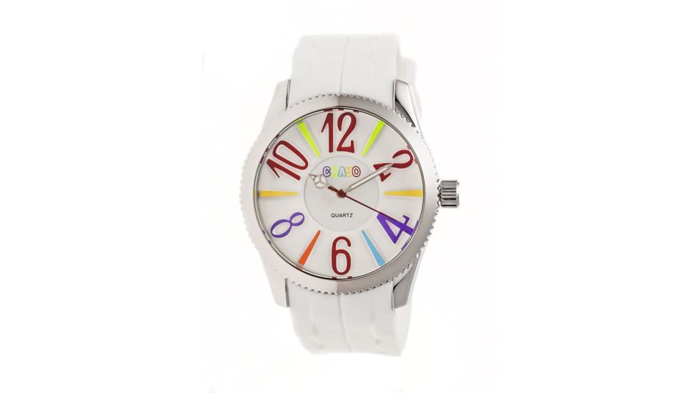 Crayo CR2902 Magnificent Watch, White, 42mm, Quartz CRACR2902