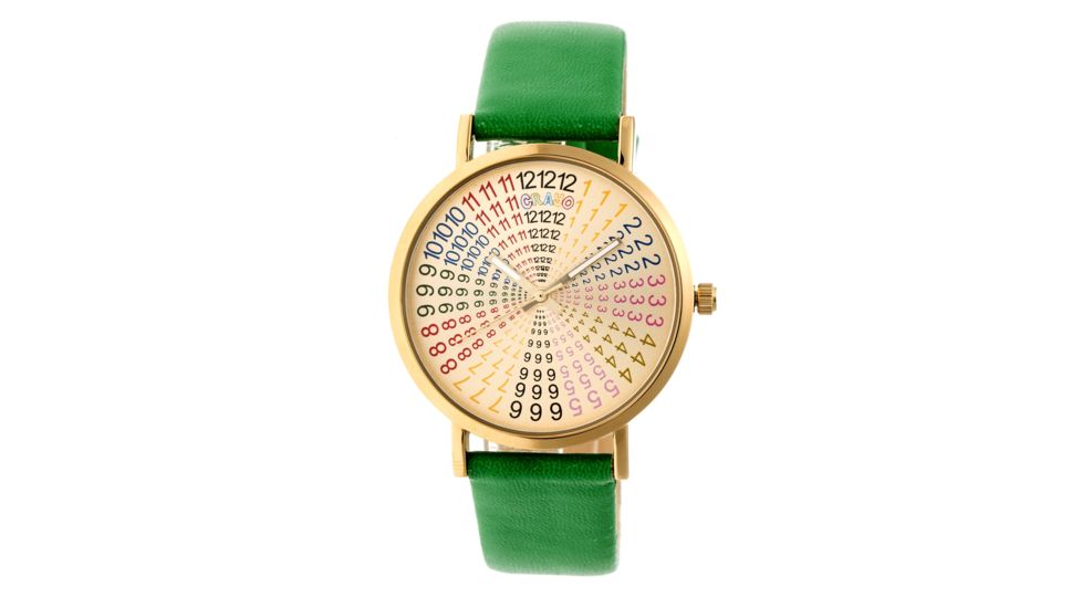 Crayo Fortune Strap Watch, Multicolor/Green CRACR4304