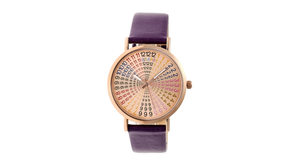 Crayo Fortune Strap Watch, Multicolor/Purple CRACR4306