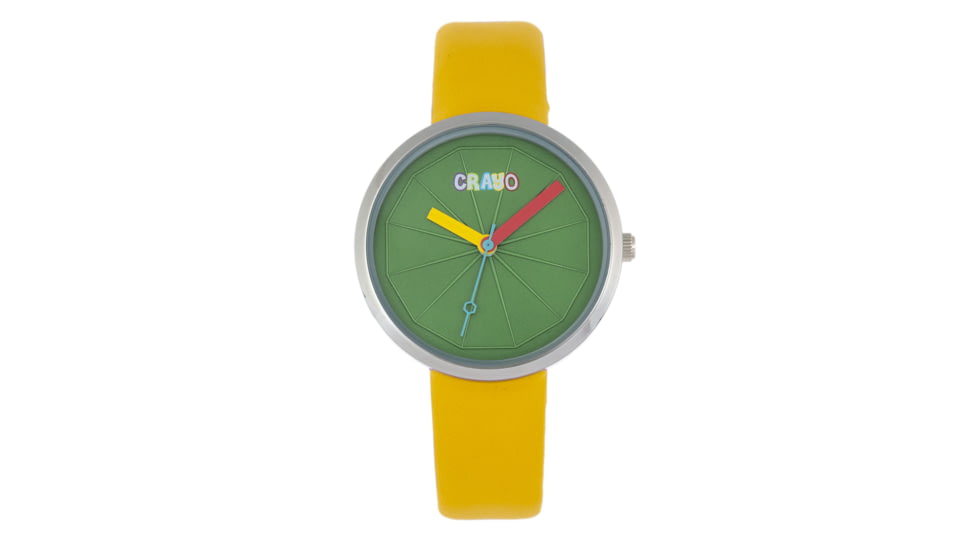 Crayo Metric Unisex Watch, Yellow, One Size, CRACR5805