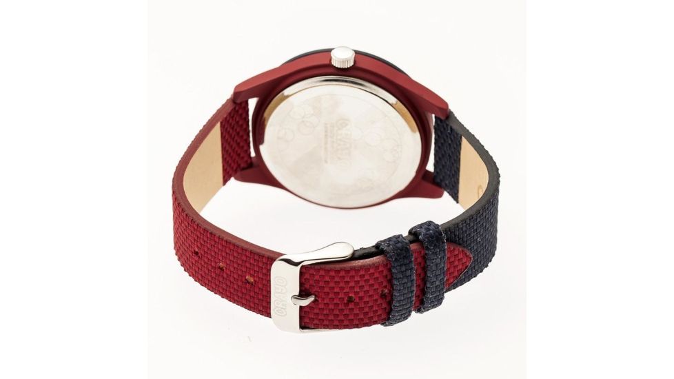 Crayo Pleasant Nylon-Band Watch, Silver/Navy, CRACR3906