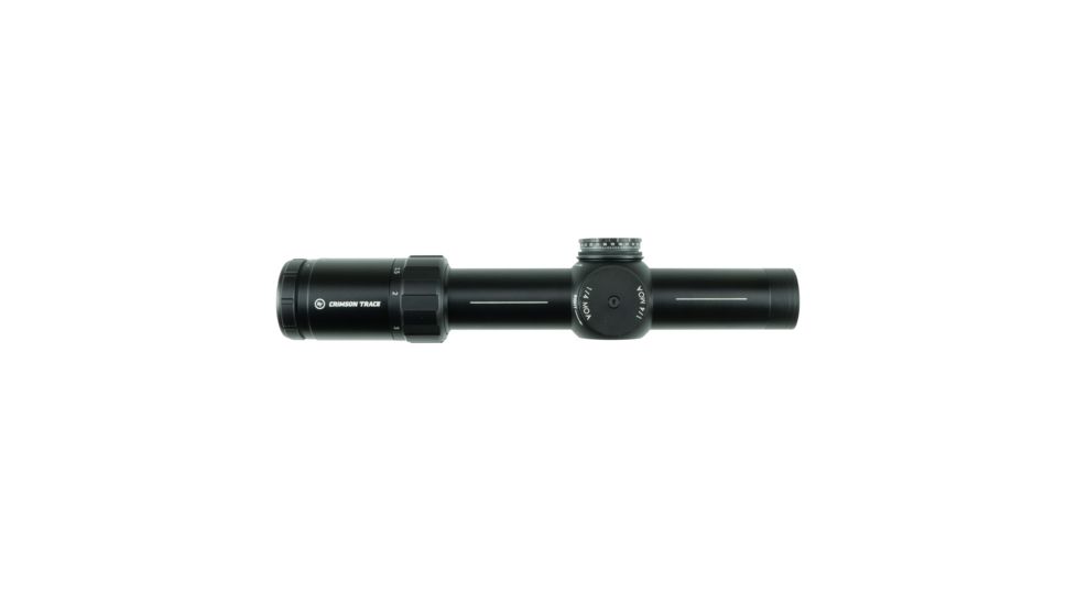 Crimson Trace 3 Series Sport Rifle Scope, 1-8x28mm, FFP, 34mm Tube, SR2-MOA Reticle, Black CSA-3108