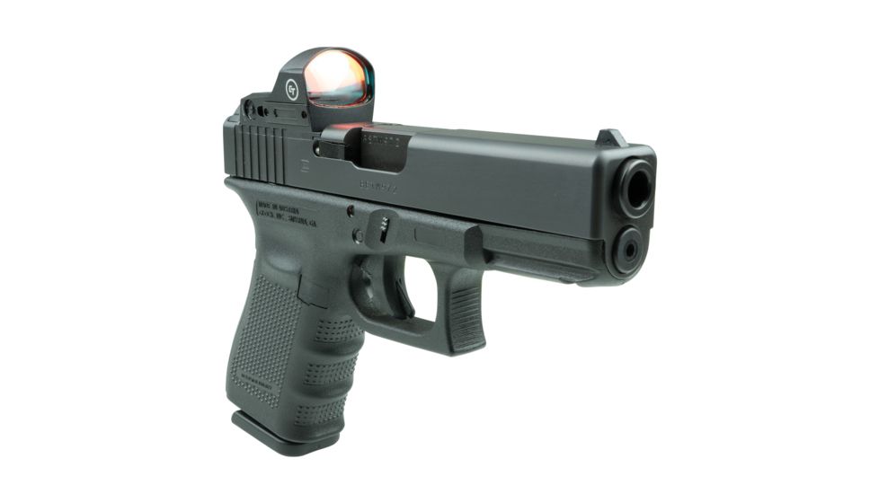 Crimson Trace Compact Electronic Open Reflex Sight for Pistols, 3.25 MOA, Burris Docter Mount, Black CTS-1200