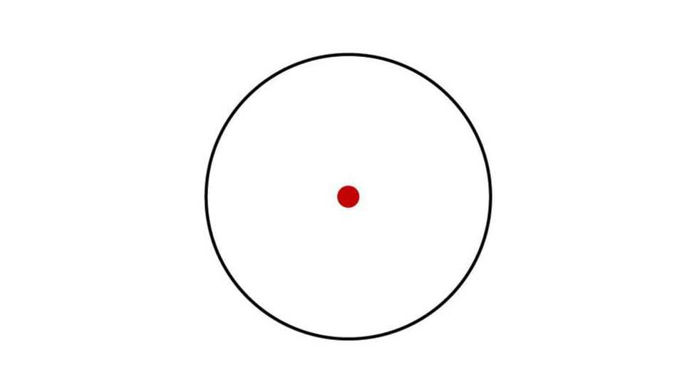 Crimson Trace 1244743 CTS-25 Black 4 MOA Red Dot Reticle, Includes Riser